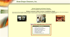 Desktop Screenshot of drawdrapecleaners.com