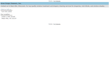 Tablet Screenshot of drawdrapecleaners.com
